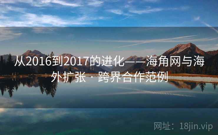 从2016到2017的进化——海角网与海外扩张 · 跨界合作范例  第1张