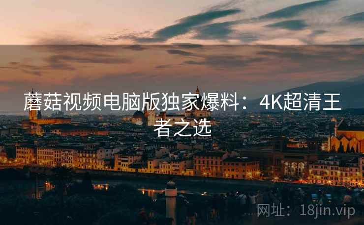 蘑菇视频电脑版独家爆料：4K超清王者之选