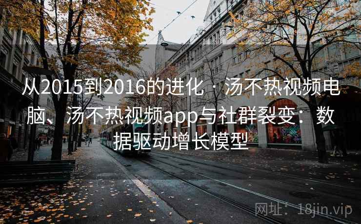从2015到2016的进化 · 汤不热视频电脑、汤不热视频app与社群裂变：数据驱动增长模型