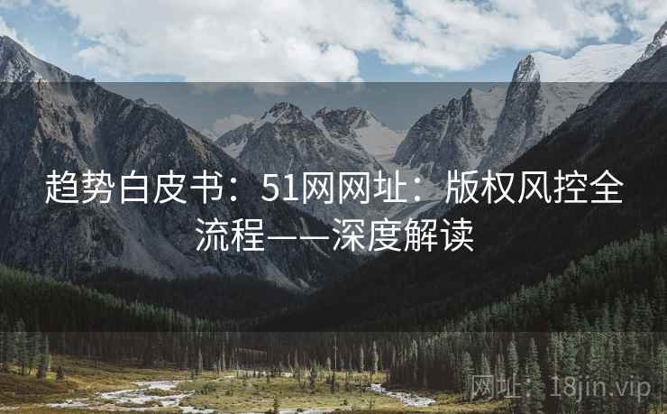 趋势白皮书：51网网址：版权风控全流程——深度解读