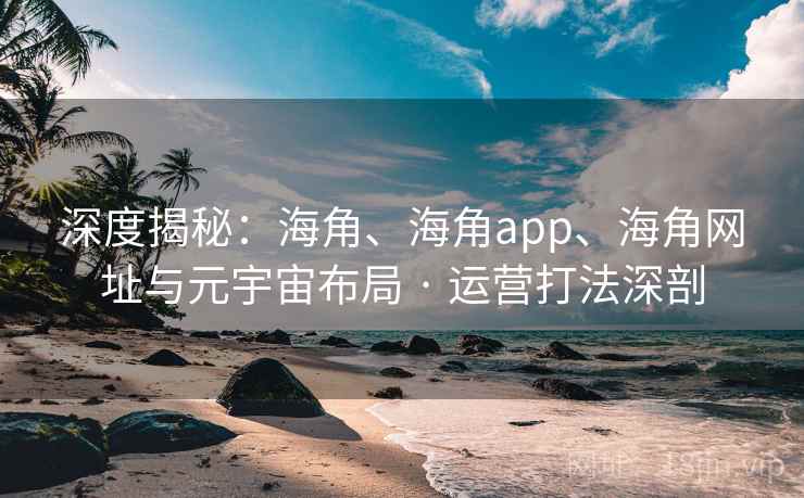 深度揭秘：海角、海角app、海角网址与元宇宙布局 · 运营打法深剖